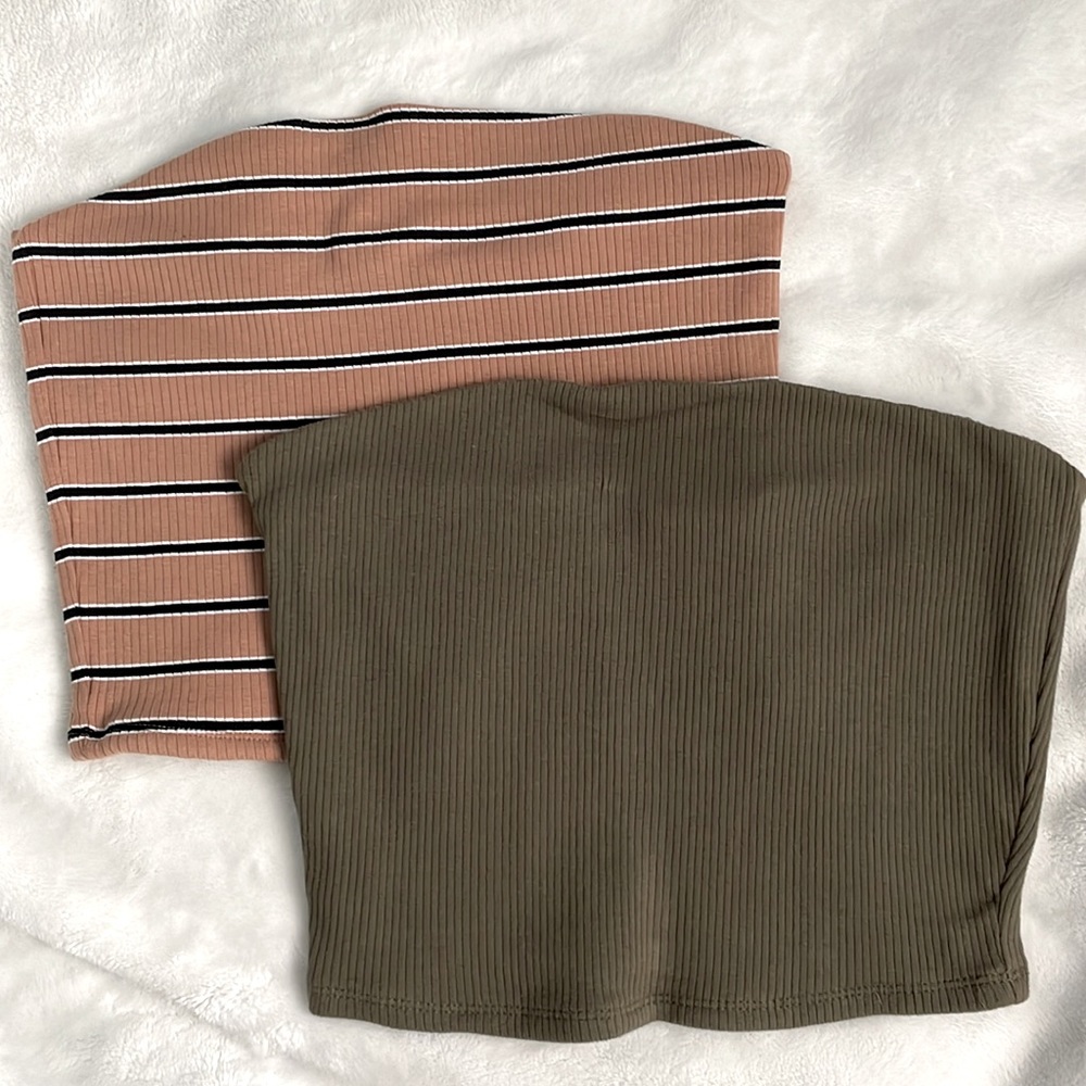 Garage Ribbed Tube Tops